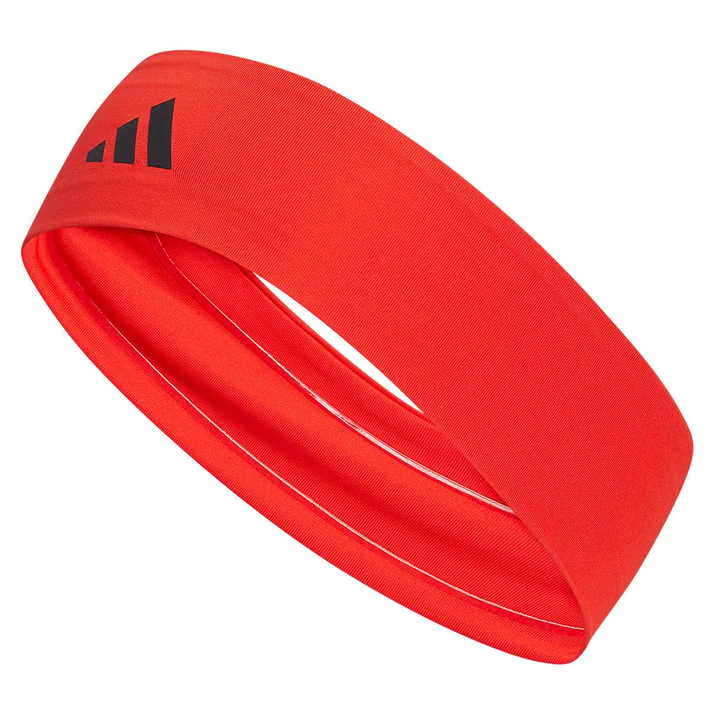 Alphaskin 3-Pack Headband Set - Red & Black Stretchable Sports Headbands for Women & Men - Perfect for Running, Yoga, Workouts and Fitness Activities