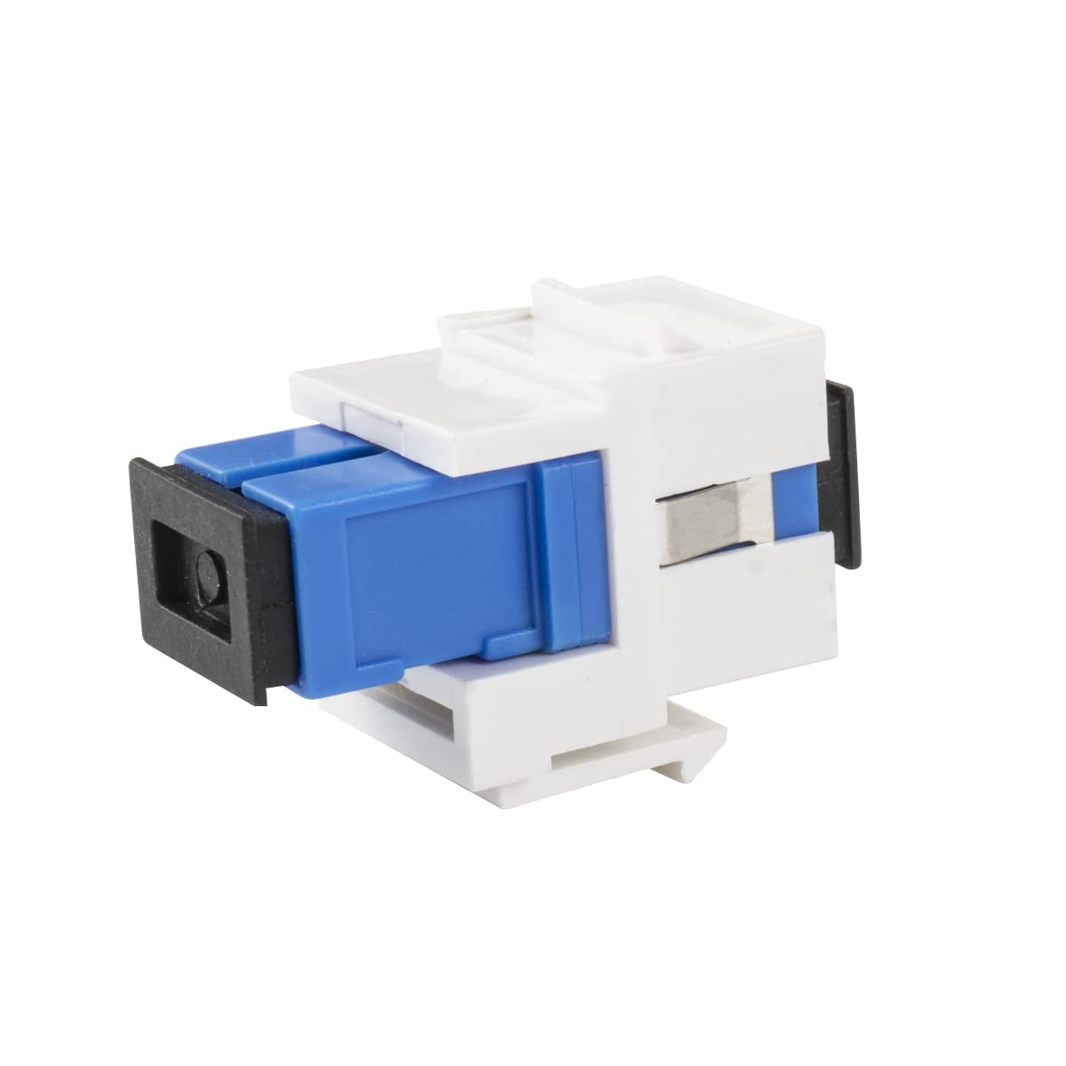 Exiron SC Fiber Optic Adapter SC to SC Duplex Multimode 10GB F/F Coupler - 6 Pack for Wall Plates, Patch Panels & Network Installations | High-Speed Data Transfer for Office & Data Center Use
