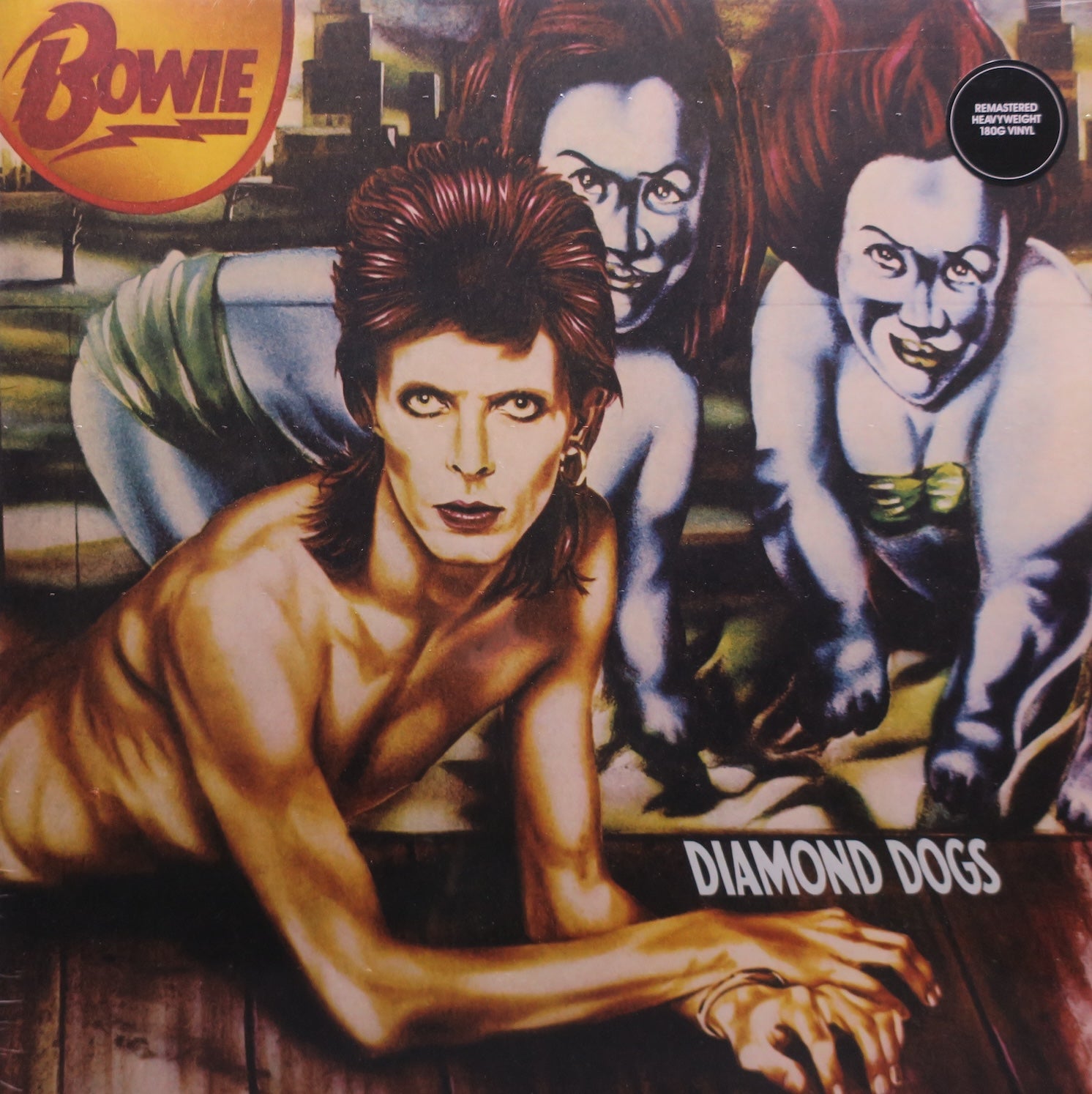 DAVID BOWIE 'Diamond Dogs' Remastered 180g Vinyl LP Record - Limited Edition Collector's Item for Audiophiles & Music Lovers - Perfect for Home Listening, Gifts & Vinyl Collections