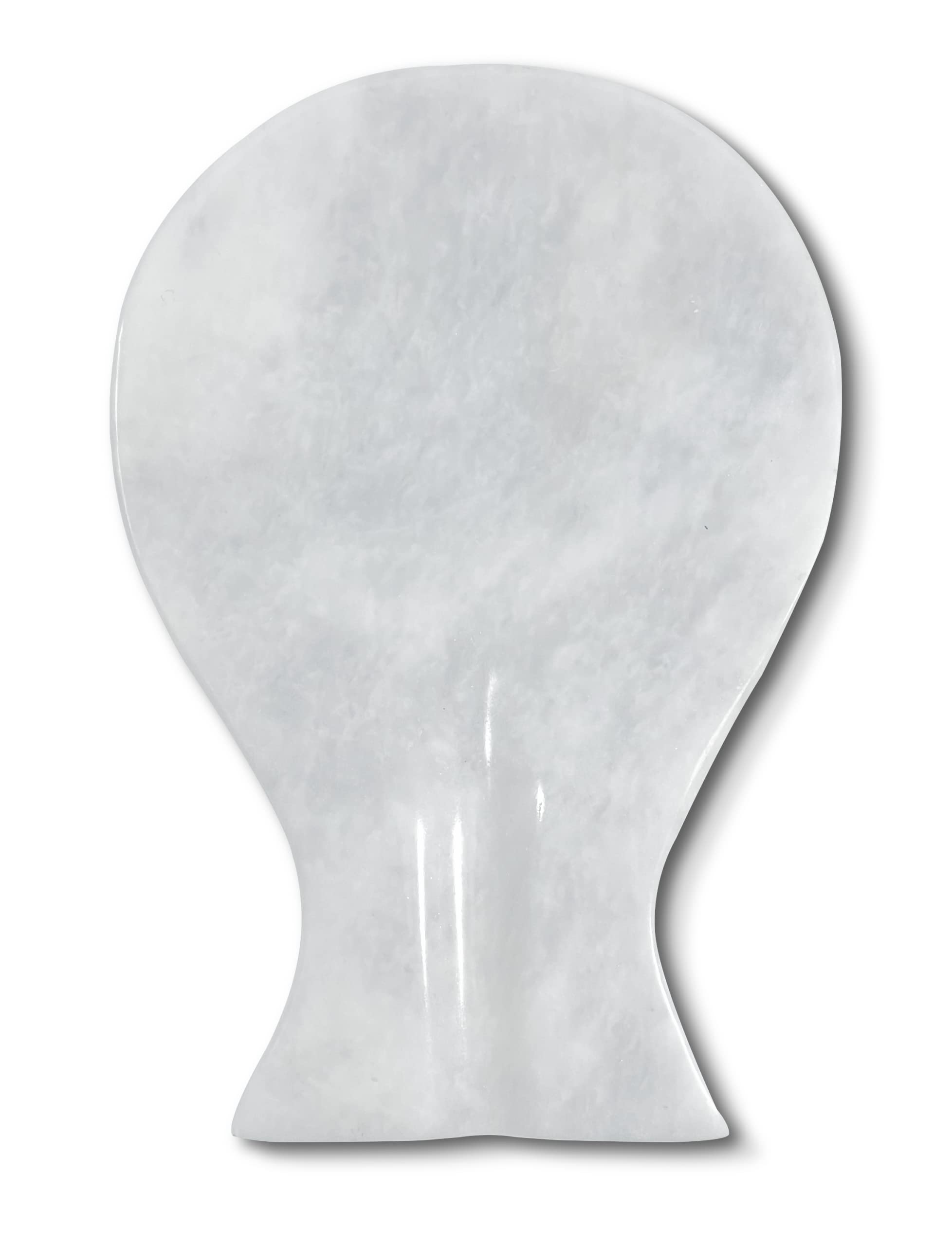 Premium Handmade Cloud White Marble Spoon Rest - Elegant Kitchen Counter Organizer, Spatula Holder & Unique Housewarming Gift for Cooking Enthusiasts - Perfect for Modern Kitchens & Dinner Party Hosting