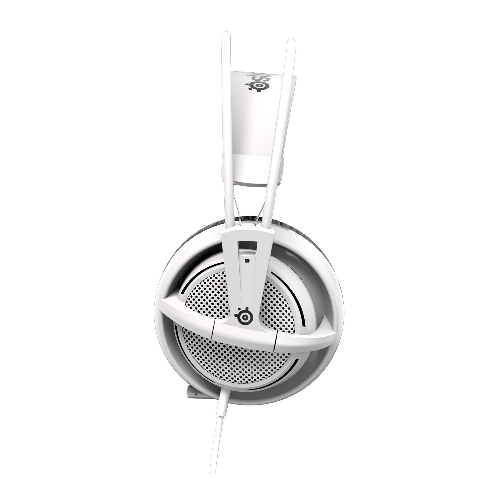 SteelSeries Siberia 200 White Gaming Headset with Noise Cancelling Mic - Professional PC & Console Headphones for Gamers - Perfect for FPS, MOBA & Streaming
