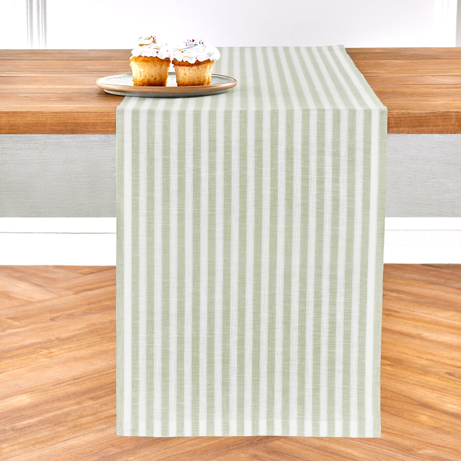 Amalfi Stripe Table Runner - Elegant Dining Decor for Weddings, Parties & Holiday Tablescapes