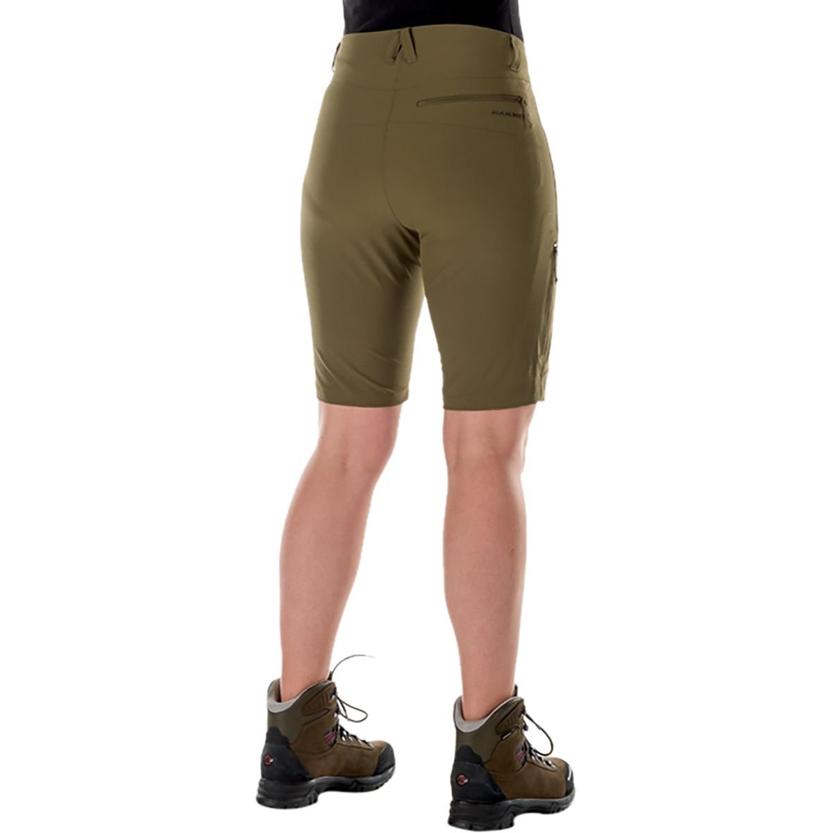 **Mammut Runje Women's Hiking Shorts - Quick-Dry, Lightweight, UPF 50+ - Iguana Green - Size US 16 - Perfect for Outdoor Adventures & Trail Running**