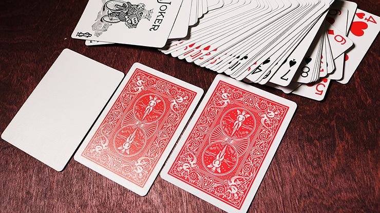 Premium Bicycle Standard Playing Cards - Red Deck for Poker, Magic Tricks & Card Games | Ideal for Casino Nights, Family Gatherings & Professional Performances