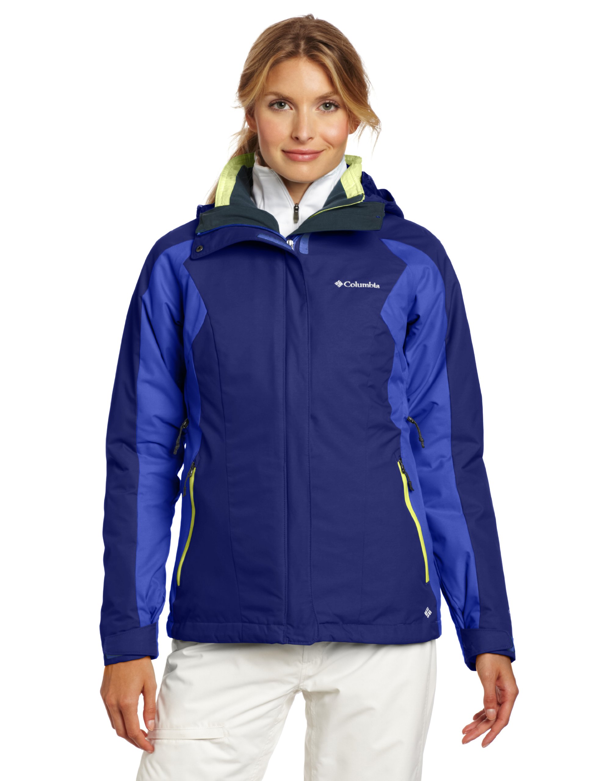 Columbia Women's Vertical Convert Interchange Jacket - Waterproof & Breathable 3-in-1 Winter Coat for Hiking, Skiing & Outdoor Adventures