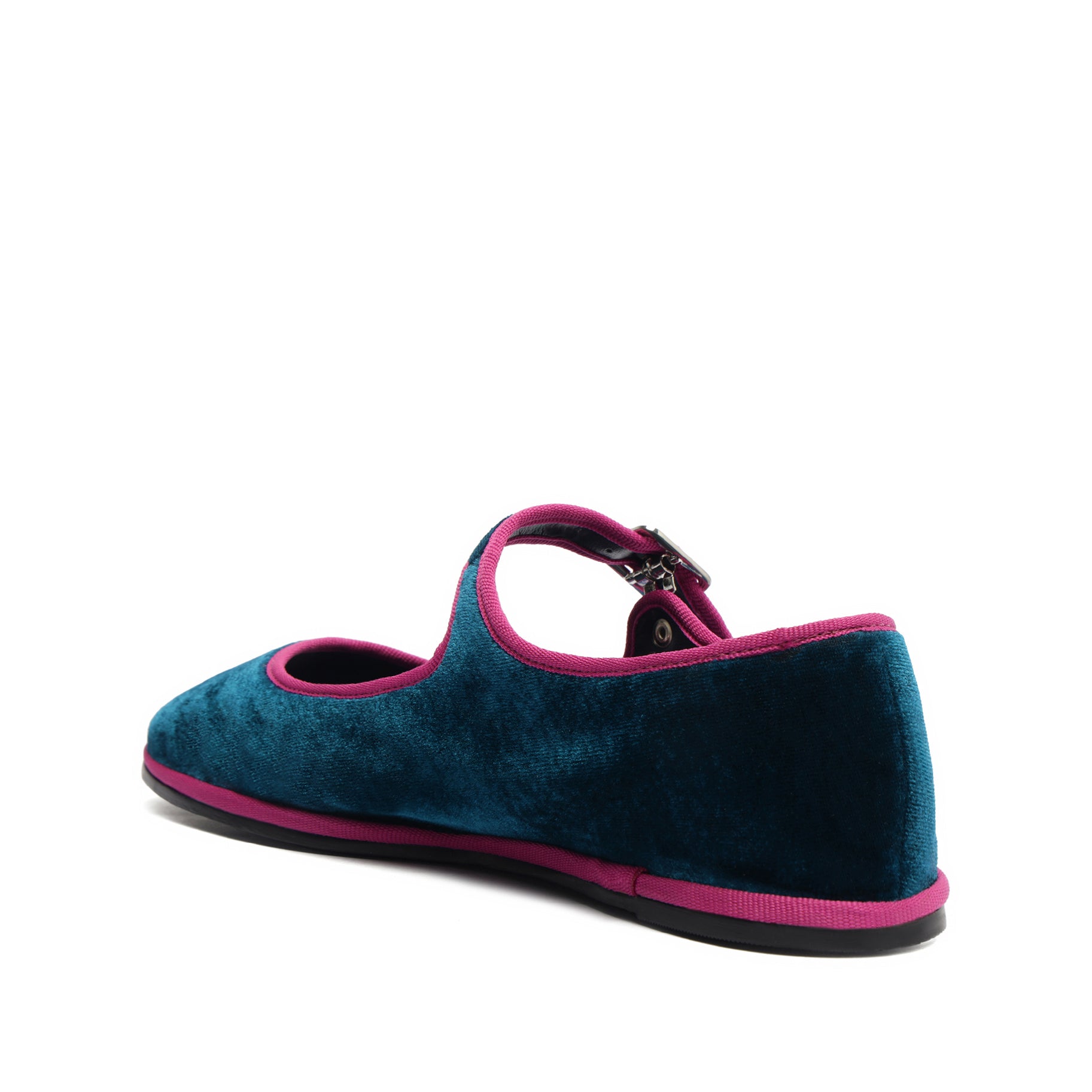 Clarissa Velvet Flat Shoes for Women - Comfortable Slip-On Loafers for Casual Wear, Office & Travel | Soft & Stylish Vegan Velvet Material