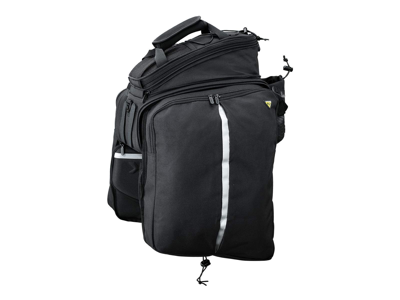 Topeak MTS TrunkBag DXP Expandable Rear Bicycle Pannier Bag with Strap Mount - Perfect for Commuting, Touring & Grocery Hauling