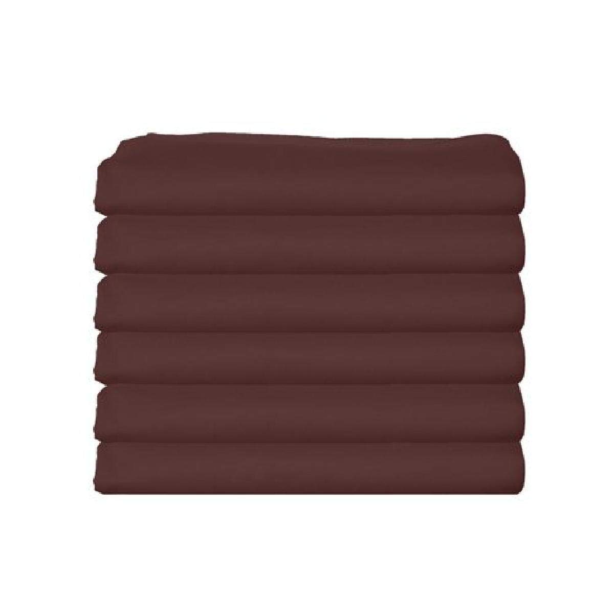 12-Piece Fitted Crib Sheets & Toddler Bed Sheets Set - Soft Brown Cotton - Perfect for Daycare, Nursery & Kids' Room