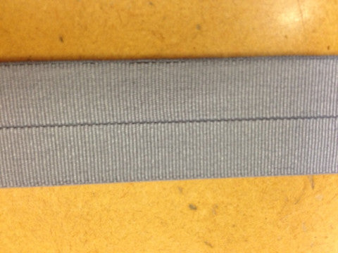 18mm Stretch Fold Over Elastic Binding - Silver Grey for Sewing, DIY Crafts & Waistbands | Comfortable & Durable Elastic Trim for Apparel & Accessories