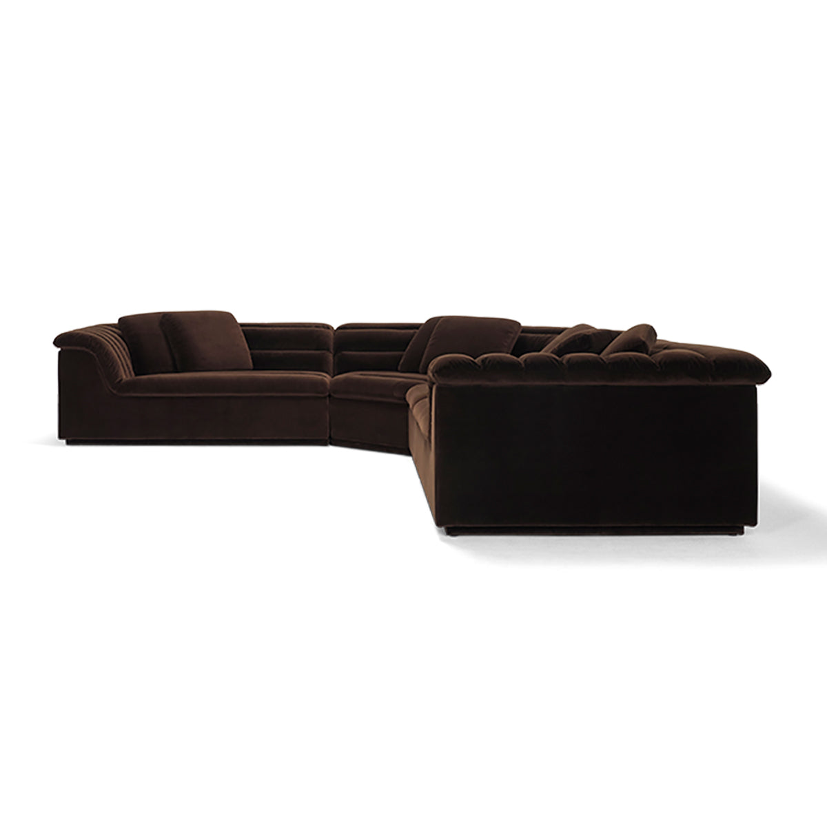 Float 4-Piece Modular Sectional Sofa Set - Modern L-Shaped Couch for Living Room, Lounge & Home Theater Seating