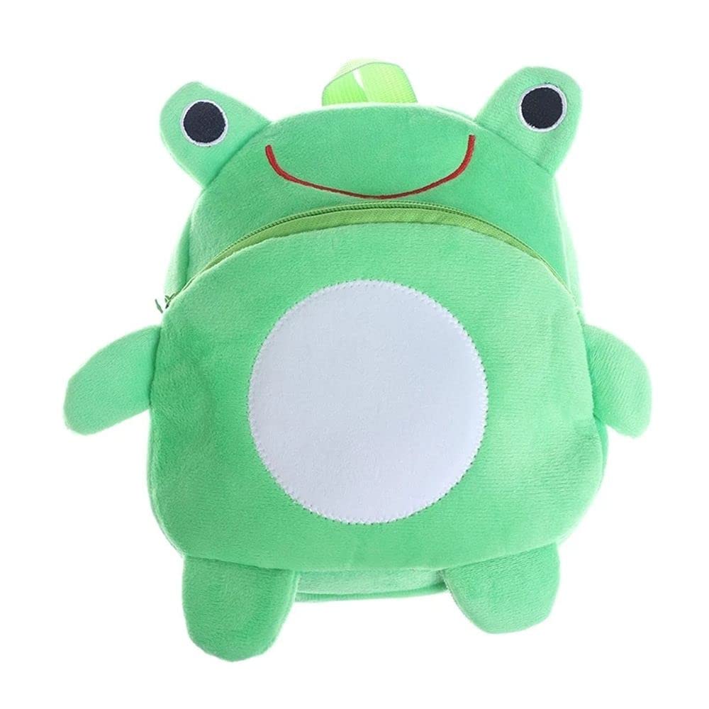 Cute Frog Plush Backpack for Kids - School & Birthday Gift