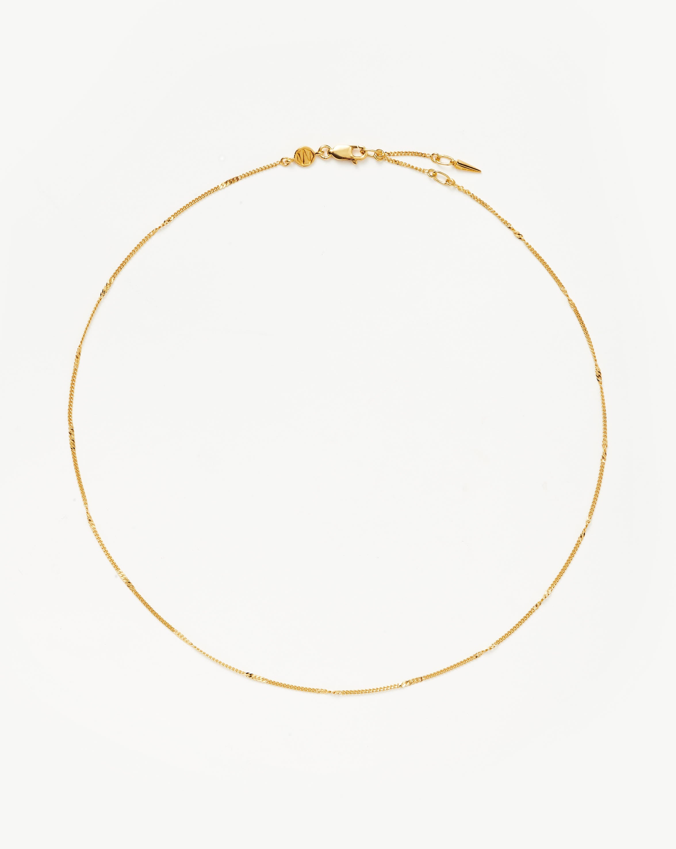 Isa Curb Chain Necklace for Women - 14K Gold Plated Stainless Steel Chunky Link Necklace - Elegant Layering Jewelry for Everyday Wear, Parties & Gifts