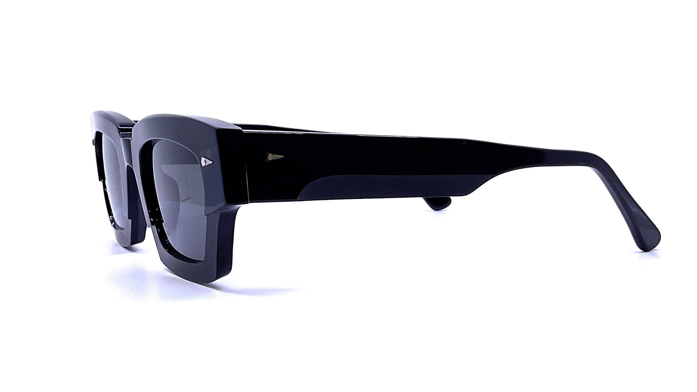 Ahlem Villette Sunglasses - Classic Black Aviator Style for Men & Women - UV Protection, Polarized Lenses - Perfect for Driving, Travel & Outdoor Activities