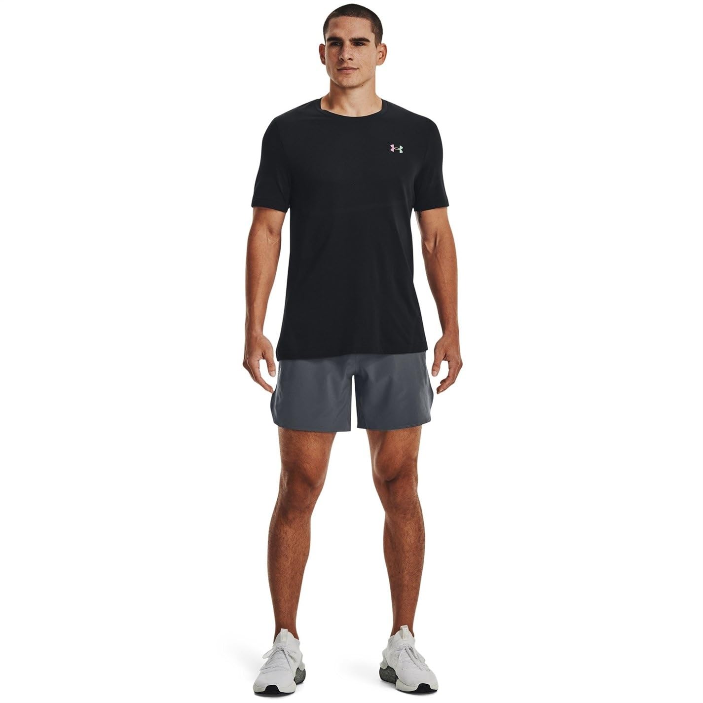 Under Armour Woven Visor Shorts for Men - Lightweight, Breathable & Quick-Drying Athletic Shorts for Running, Gym & Outdoor Workouts