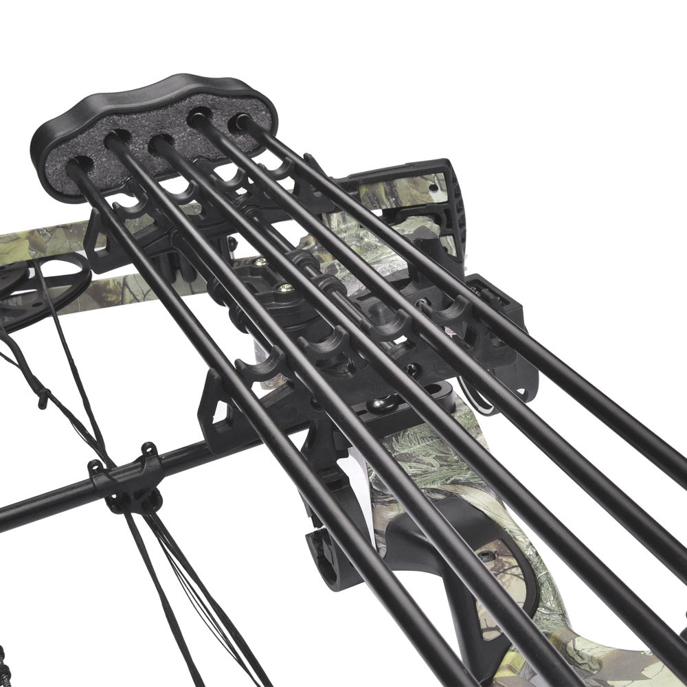 Premium Compound Bow Set with 12 Carbon Arrows - Adjustable Draw Weight for Hunting & Target Practice | Ideal for Beginners & Outdoor Enthusiasts