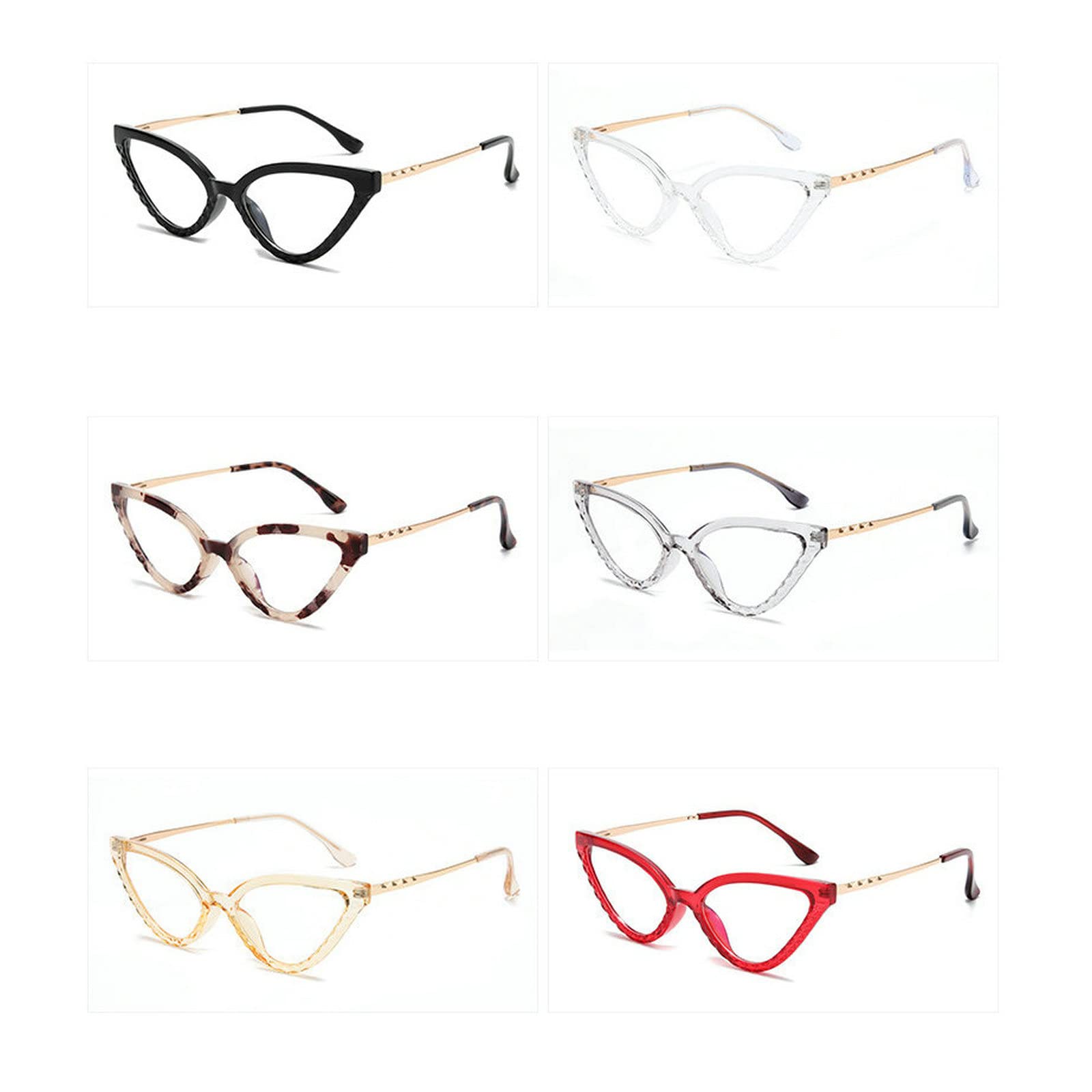 **Retro Small Reading Glasses for Women - Blue Light Blocking Computer Glasses with Spring Hinge - Cute Style for Reading, Working & Screen Time**