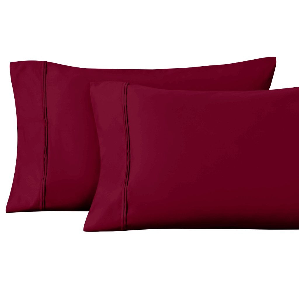 Premium 1200 Thread Count Egyptian Cotton Pillowcase Set - 2 Piece, Ultra Soft & Breathable for a Luxurious Sleep Experience | Perfect for Bedroom, Hotel, and Home Decor