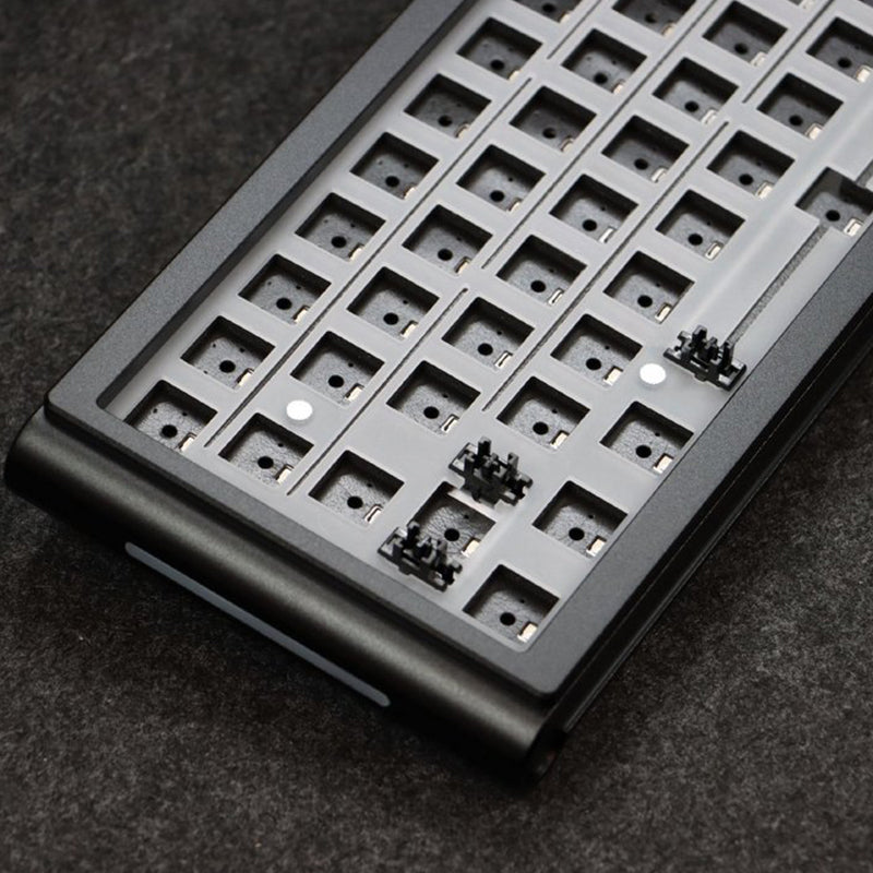 MXRSKEY CK650 Aluminum Gasket DIY Barebones Mechanical Keyboard Kit - Custom Build for Gaming, Typing & Office Work