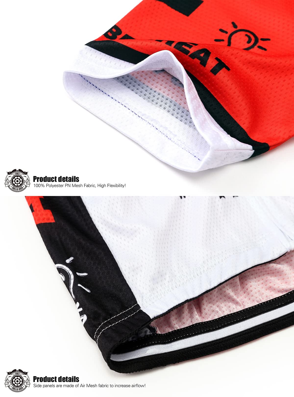 Men's Mountain Bike Short Sleeve Cycling Jersey - Breathable & Quick-Dry for Thrill Rider Sports - Perfect for Outdoor Cycling, Road Biking & Mountain Adventures