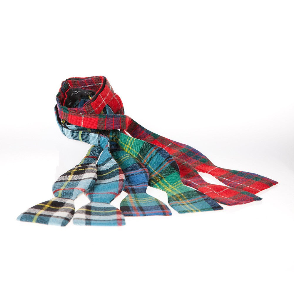 Handmade Wool Tartan Bow Ties for Men - 21 Classic Scottish Plaid Patterns - Perfect for Weddings, Formal Events & Scottish Heritage Celebrations
