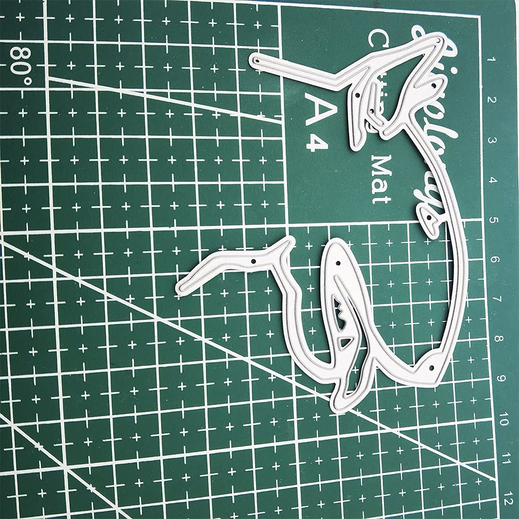 Bull Terrier Dog Head Metal Die Cuts - Premium Cutting Dies for Card Making, Embossing Dies for Scrapbooking & DIY Album Paper Cards Decoration - Perfect for Handmade Greeting Cards, Wedding Invitations & Craft Projects