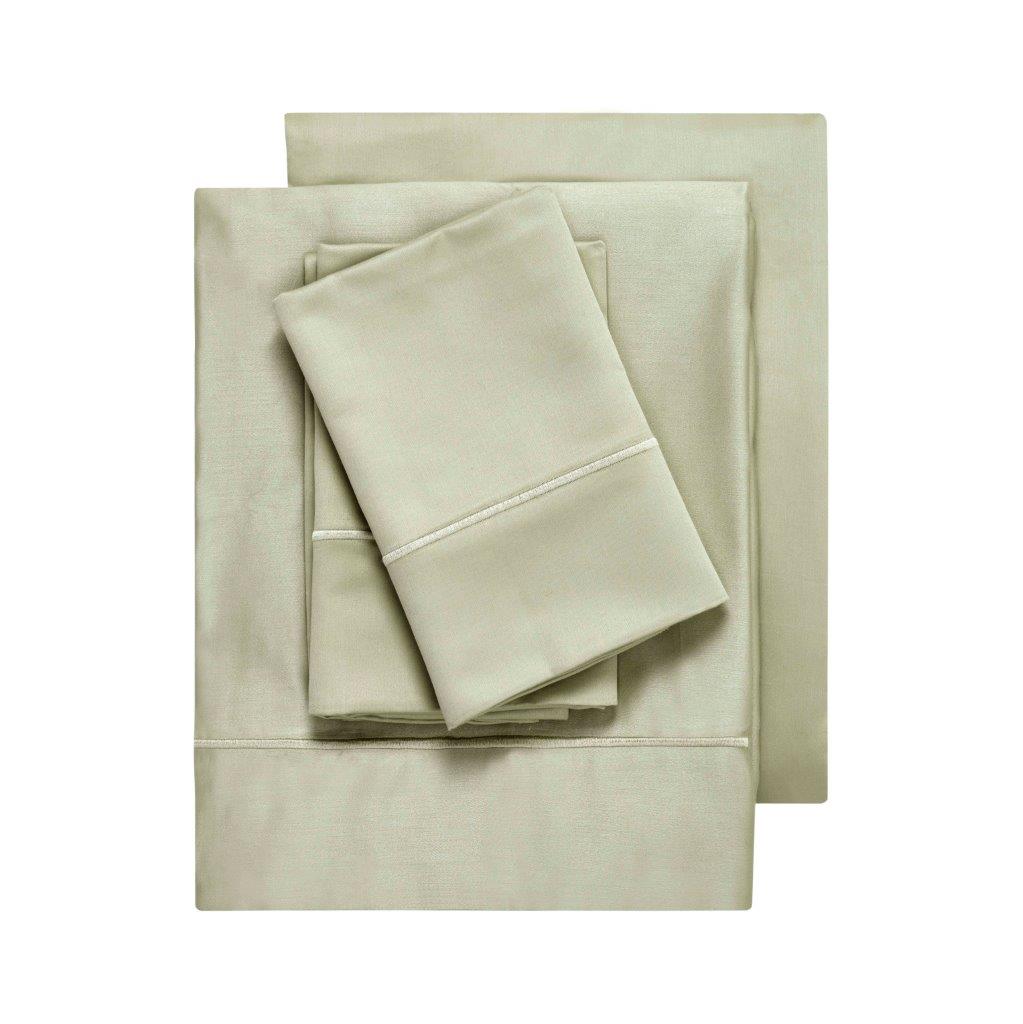 Luxury Egyptian Cotton 1500 Thread Count Embroidered Sheet Set - Queen Size Bedding for Ultimate Comfort & Breathability - Perfect for Master Bedrooms, Guest Rooms & Hotels