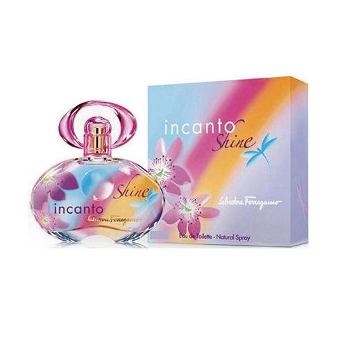 Salvatore Ferragamo Incanto Shine Eau de Toilette 100ml for Women - Floral Fruity Perfume for Daily Wear & Special Occasions