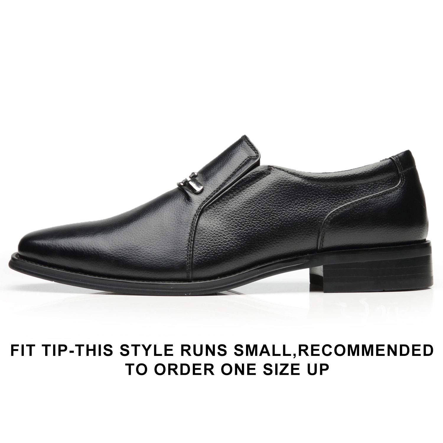 Men's Leather Slip On Loafers - Comfortable Business Casual Dress Shoes for Work & Office | Classic Style for Professional & Formal Occasions