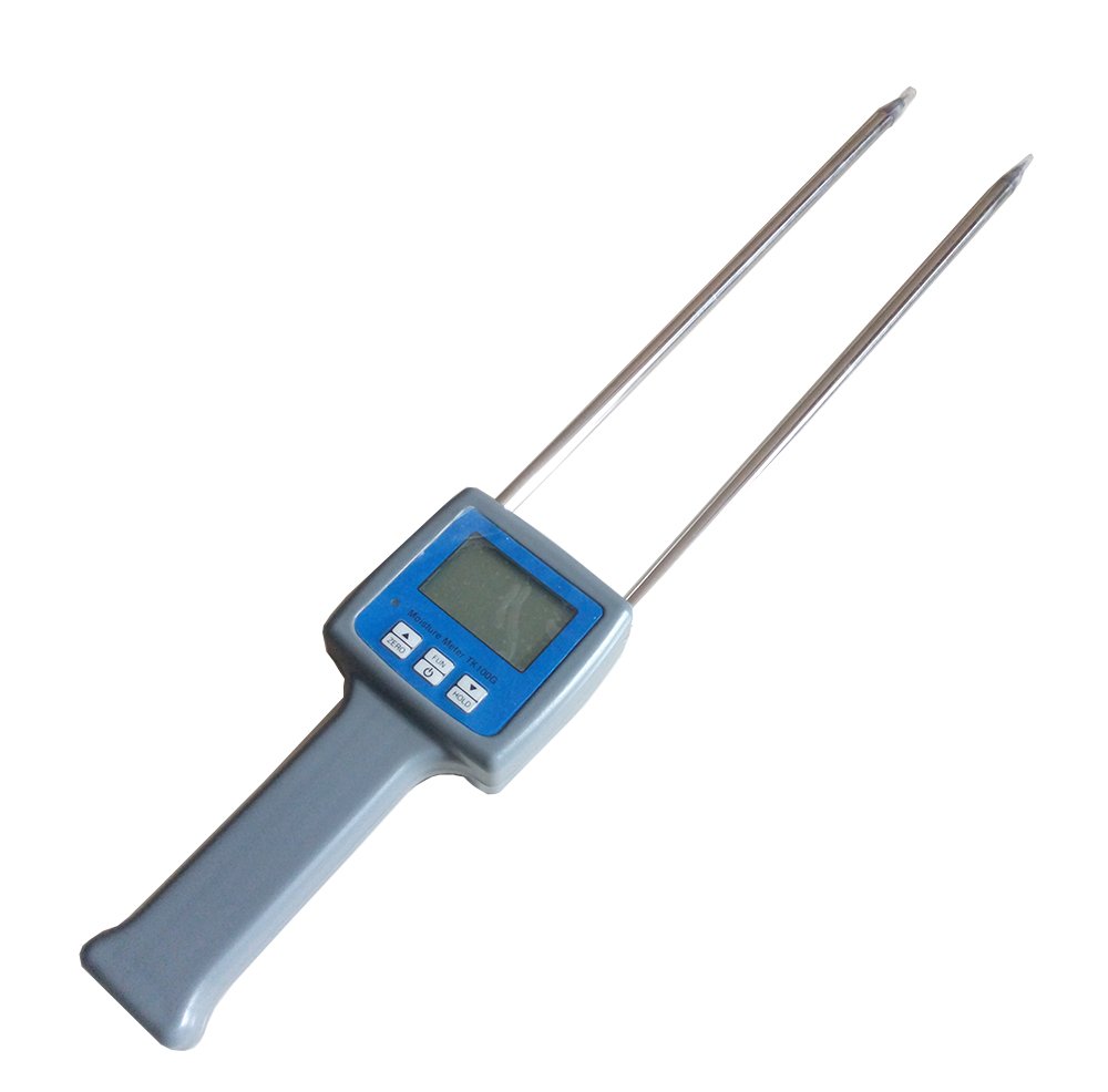 Digital Grain Moisture Meter - LCD Display for Accurate Wheat, Corn, Barley & Rice Moisture Testing | Perfect for Farmers, Brewers & Food Storage Monitoring