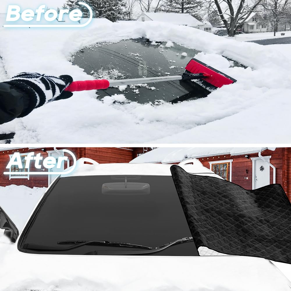 4-Layer Car Windshield Snow Cover 61.8