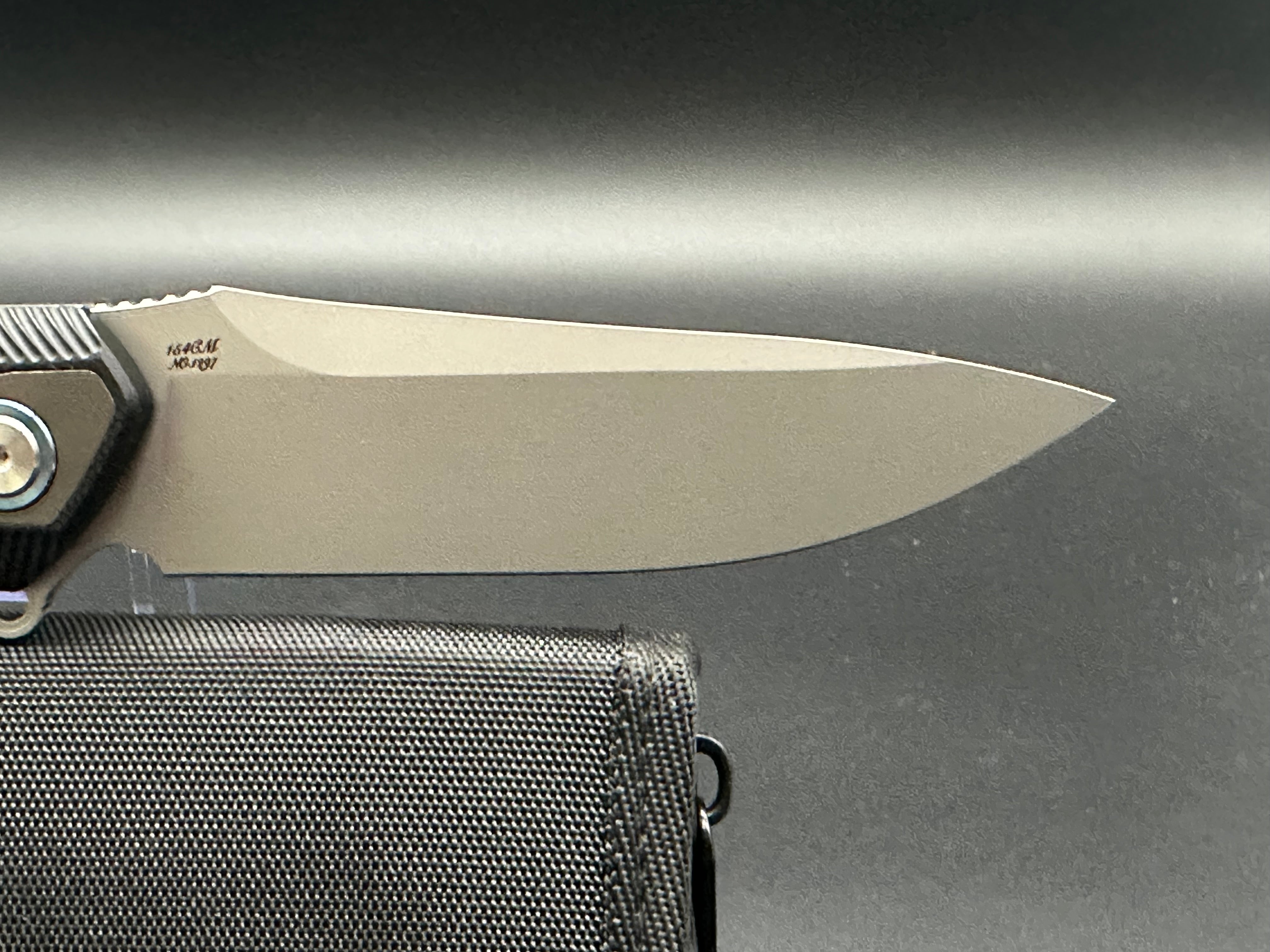 Rike Tulay Integral Folding Knife - Black/Green G10 Handle - EDC, Outdoor, Camping, Survival Gear