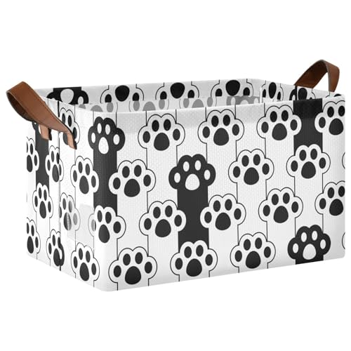 Black White Cat Paw