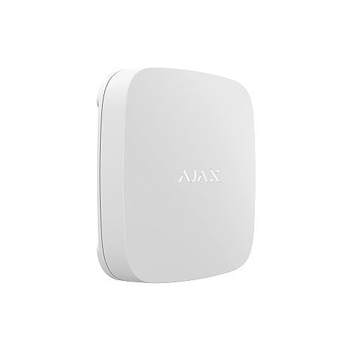 Wireless Flood Detector Alarm - AJAX 42818.08.WH3 Water Leak Sensor for Home & Basement - White Smart Water Detection System for Pipe Leaks, Sump Pump & Appliance Protection