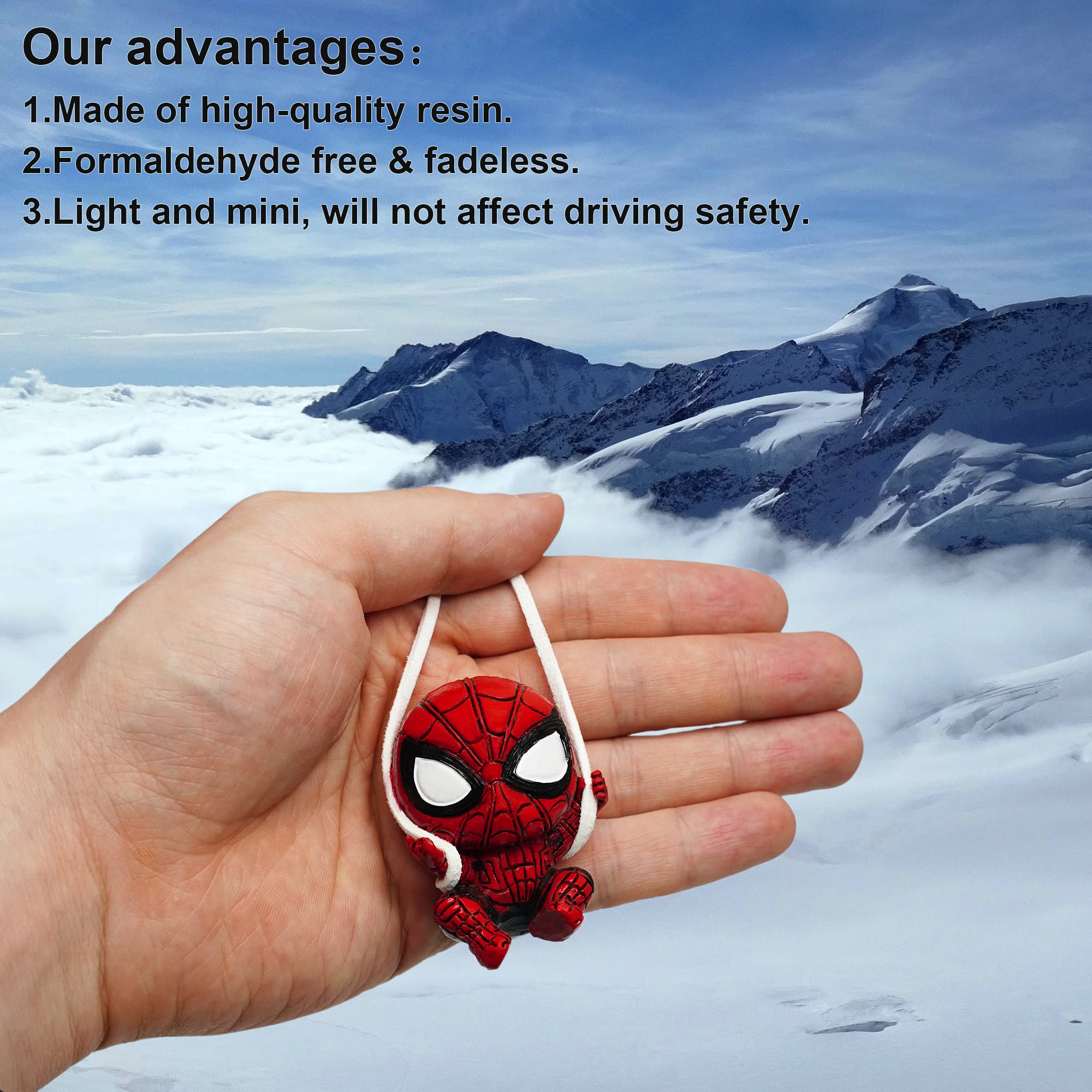 Car Rear View Mirror Hanging Ornament - Stylish Auto Interior Decor with Reflective Mirror | Perfect for Personalizing Your Vehicle & Enhancing Driving Experience