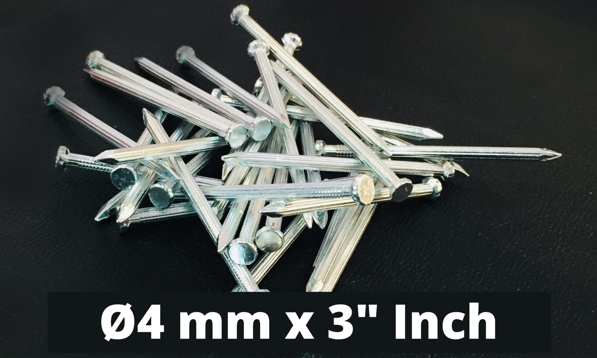 Star Quick Links™ 1.5 Inch Concrete Nails - 120 Pack High Carbon Steel Multipurpose Nails for Masonry, Wood & Drywall - Perfect for Construction, DIY Projects & Home Repairs