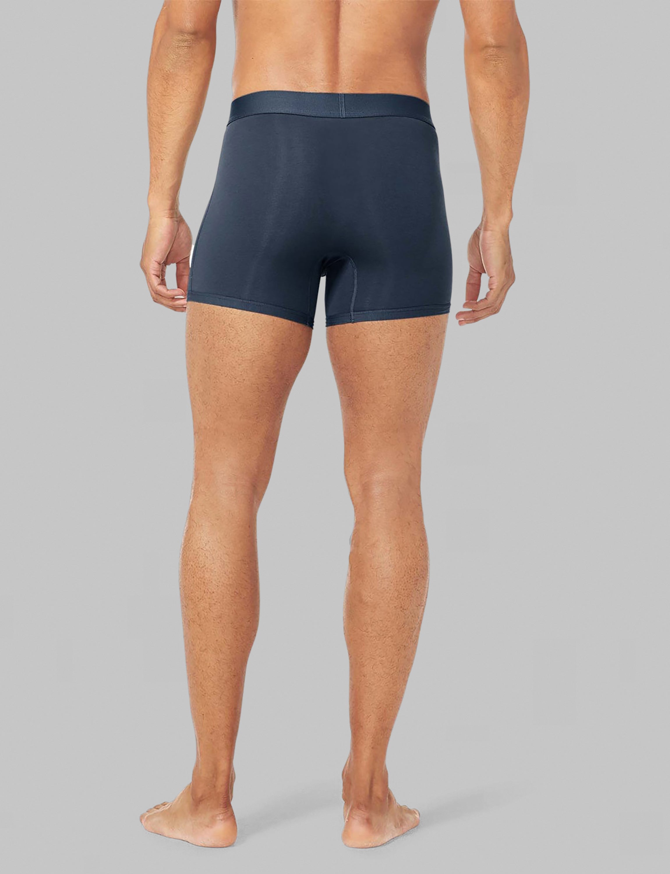 Premium Cotton Trunk Underwear 4-Pack (6 Pack) - Soft & Breathable Men's Boxer Briefs for All-Day Comfort - Gym, Work, Travel & Sleep