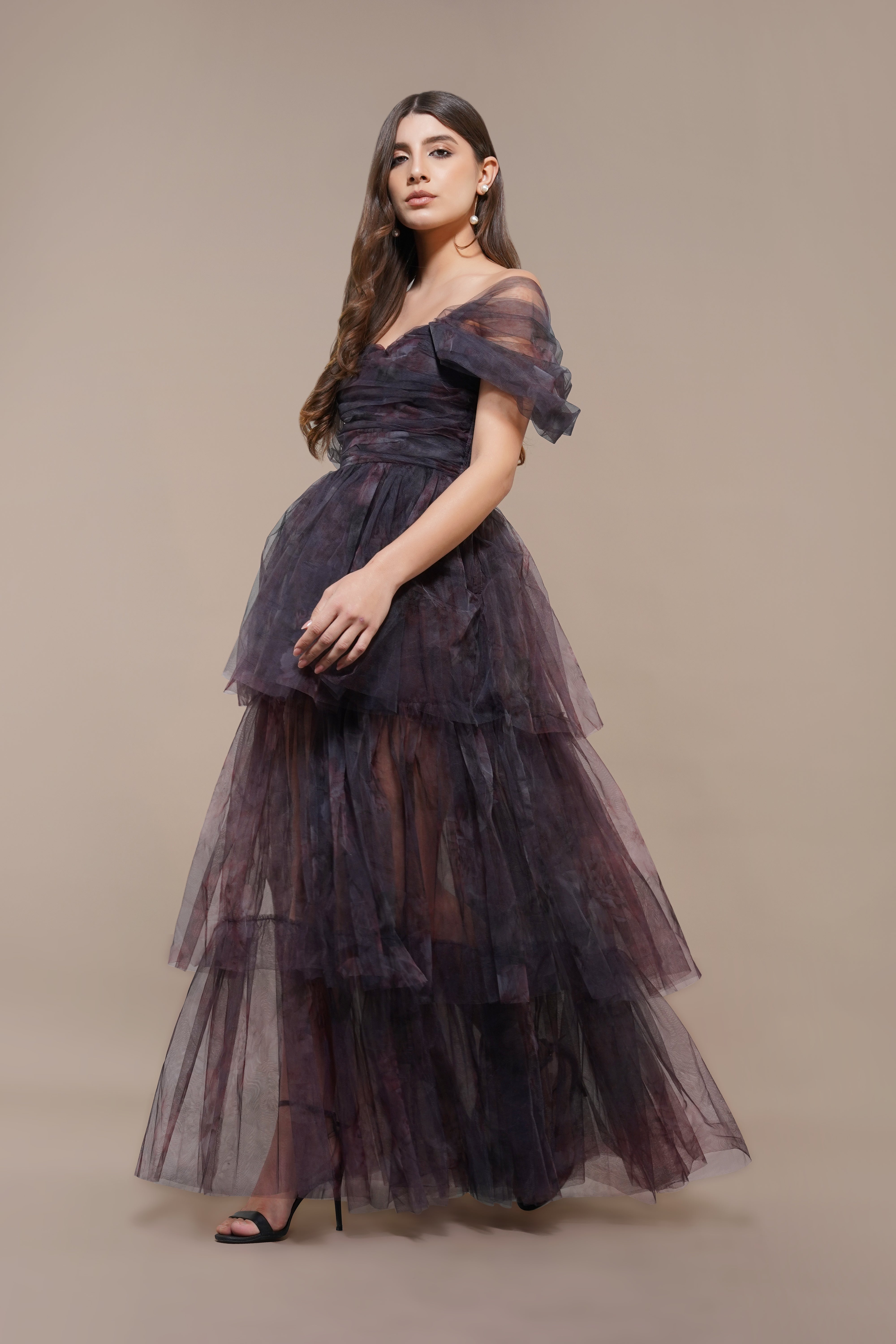 Sydney Maxi Dress in Plum Floral - Elegant Long Flowy Summer Dress for Women | Perfect for Beach Vacations, Weddings & Date Nights