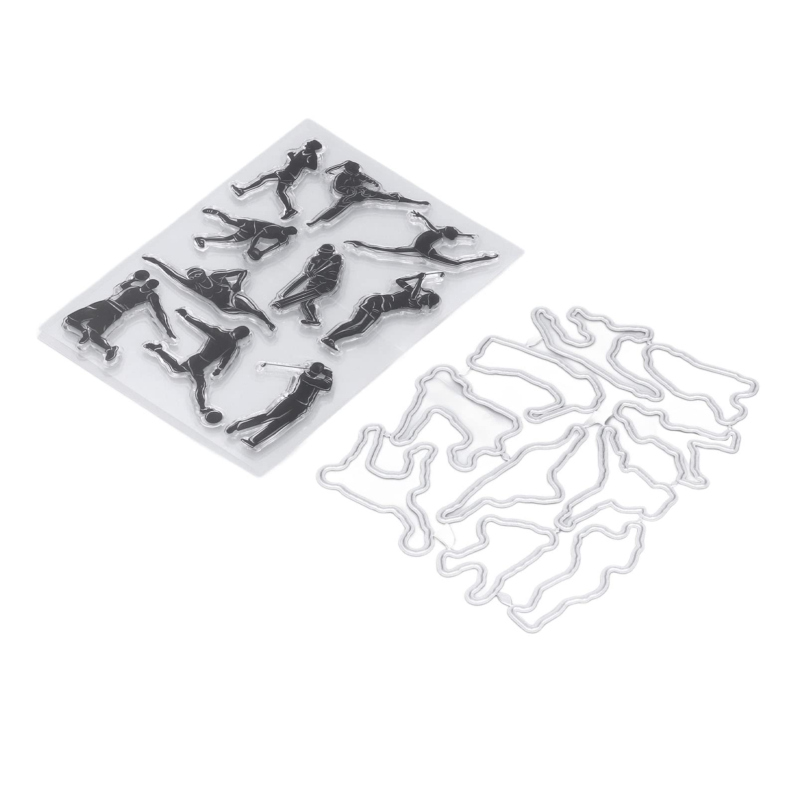Velaurs Clear Embossing Stamp Set - Transparent DIY Stamps for Scrapbooking, Card Making & Crafts | Reusable, Eco-Friendly & Easy to Use | Perfect for Journals, Invitations & Gift Wrapping