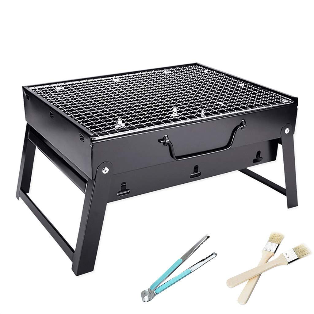 Portable Charcoal Grill - JCOC Folding BBQ Grill for Outdoor Cooking, Camping, Hiking, Picnics & Travel | Compact & Lightweight Design for Easy Transport