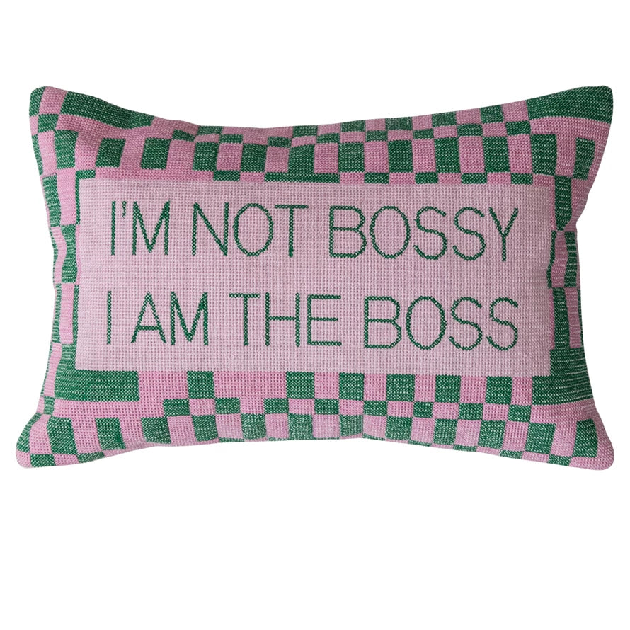 Boss Pillow - Premium Office & Home Comfort Pillow for Neck & Back Support - Perfect for Desk Chairs, Couches, and Travel