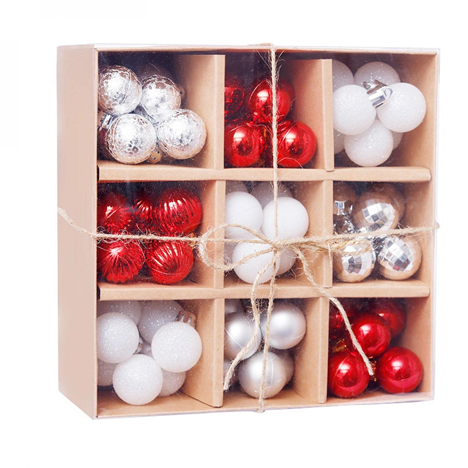 99Pcs Shatterproof Christmas Ball Ornaments for Xmas Tree - 9 Styles Holiday Decorations for Christmas, Wedding & Party - Perfect for Indoor/Outdoor Tree Decorating