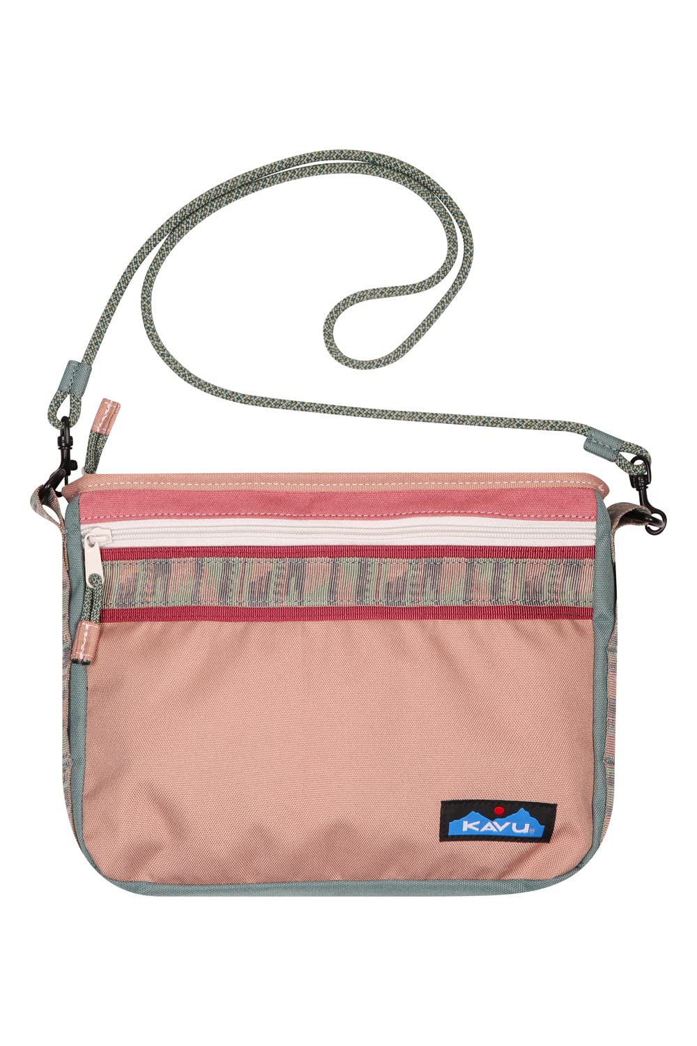 KAVU Kachemak Keeper Crossbody Bag with Adjustable Rope Strap - Lightweight Travel Purse for Women, Men | Perfect for Hiking, Shopping & Everyday Use