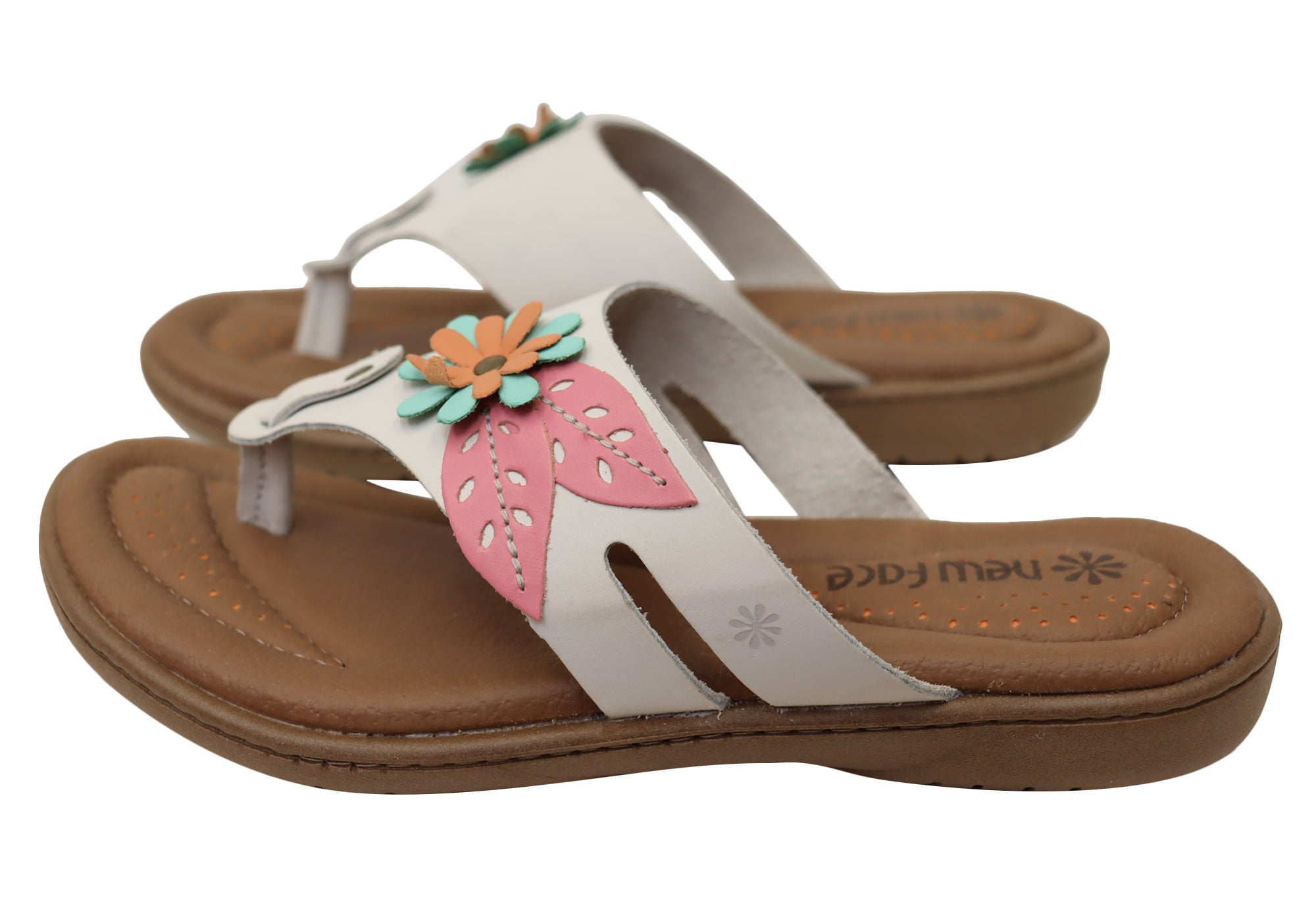 Taylor Women's Comfort Leather Thongs Sandals - Brazilian-Made Flip Flops for Beach, Pool & Summer Outfits