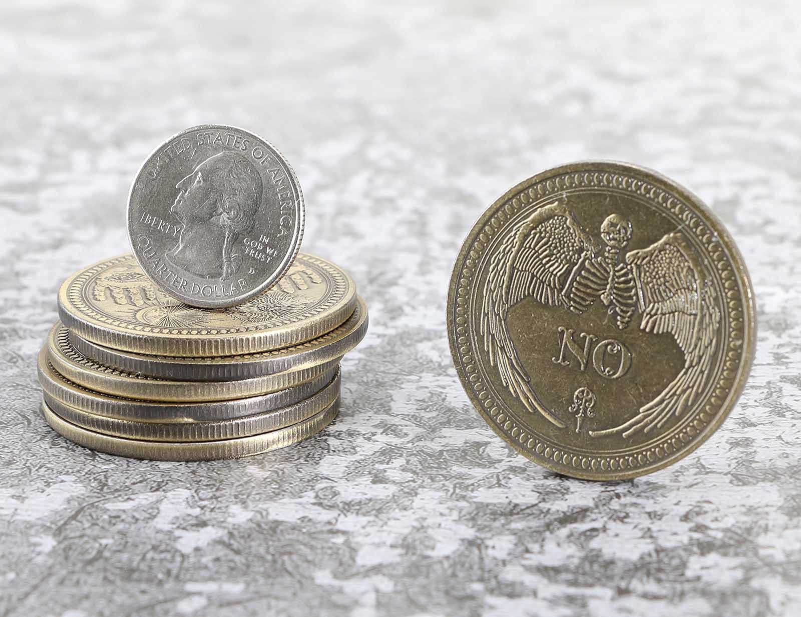 Yes No Coin Decision Maker - Novelty Collectible Challenge Coin for Commemorative Coin Collectors | Fun Flipping Game for Decision Making, Office Gifts & Party Games
