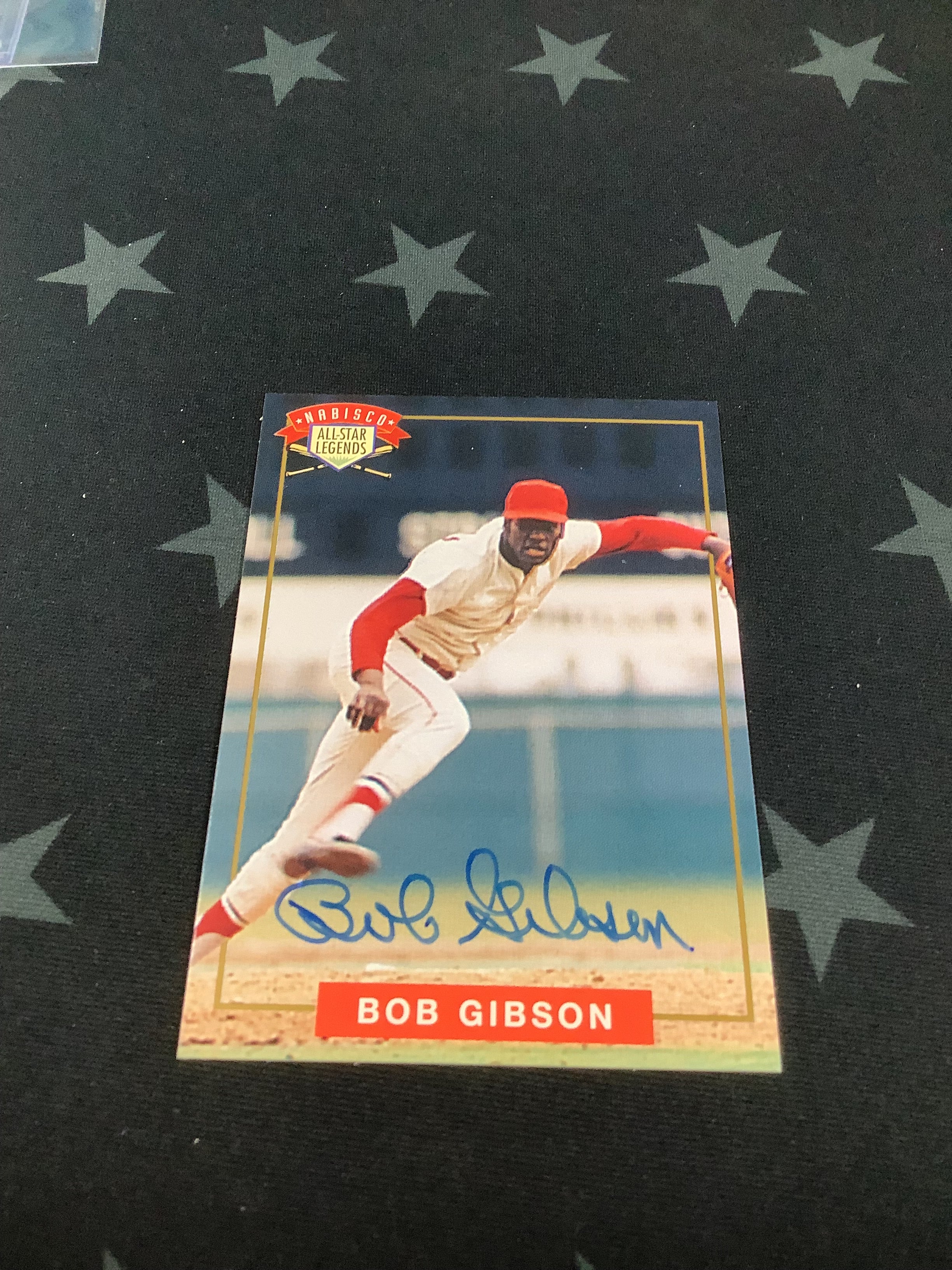 1994 Bob Gibson All-Star Game Autographed Baseball with COA - Perfect for Collectors, Sports Memorabilia Display, and Gift for Baseball Fans