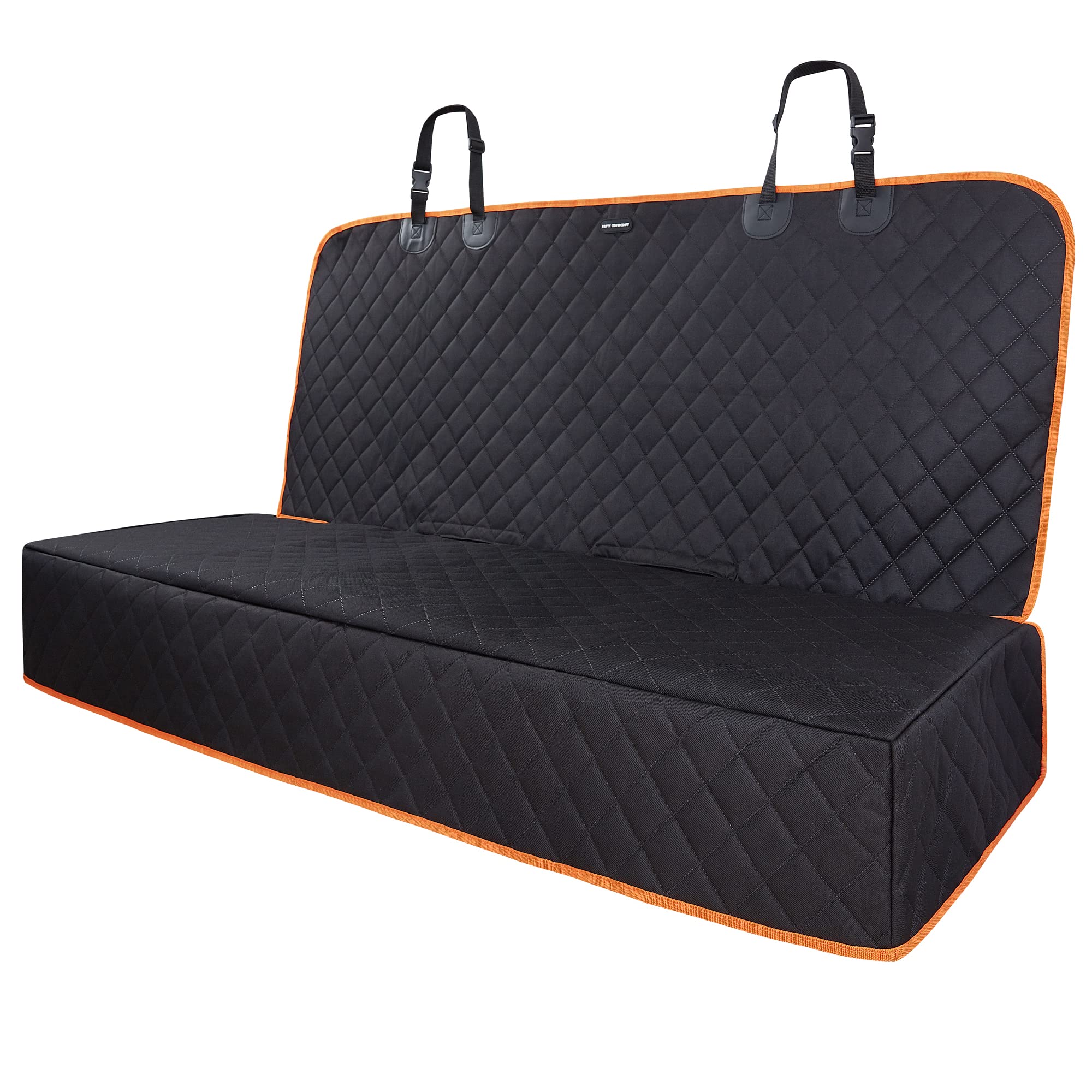 Waterproof Dog Car Seat Cover for Back Seat - Durable Pet Bench Protector for Cars (Black) | Perfect for Travel, Hiking & Daily Commutes with Pets