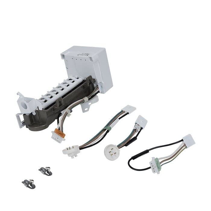 Whirlpool 4317943 Genuine OEM Refrigerator Ice Maker Assembly Replacement Part - Compatible with W10122496, W10281545, W10190952 Models | Perfect for Kitchen Appliance Repair & Ice Maker Replacement