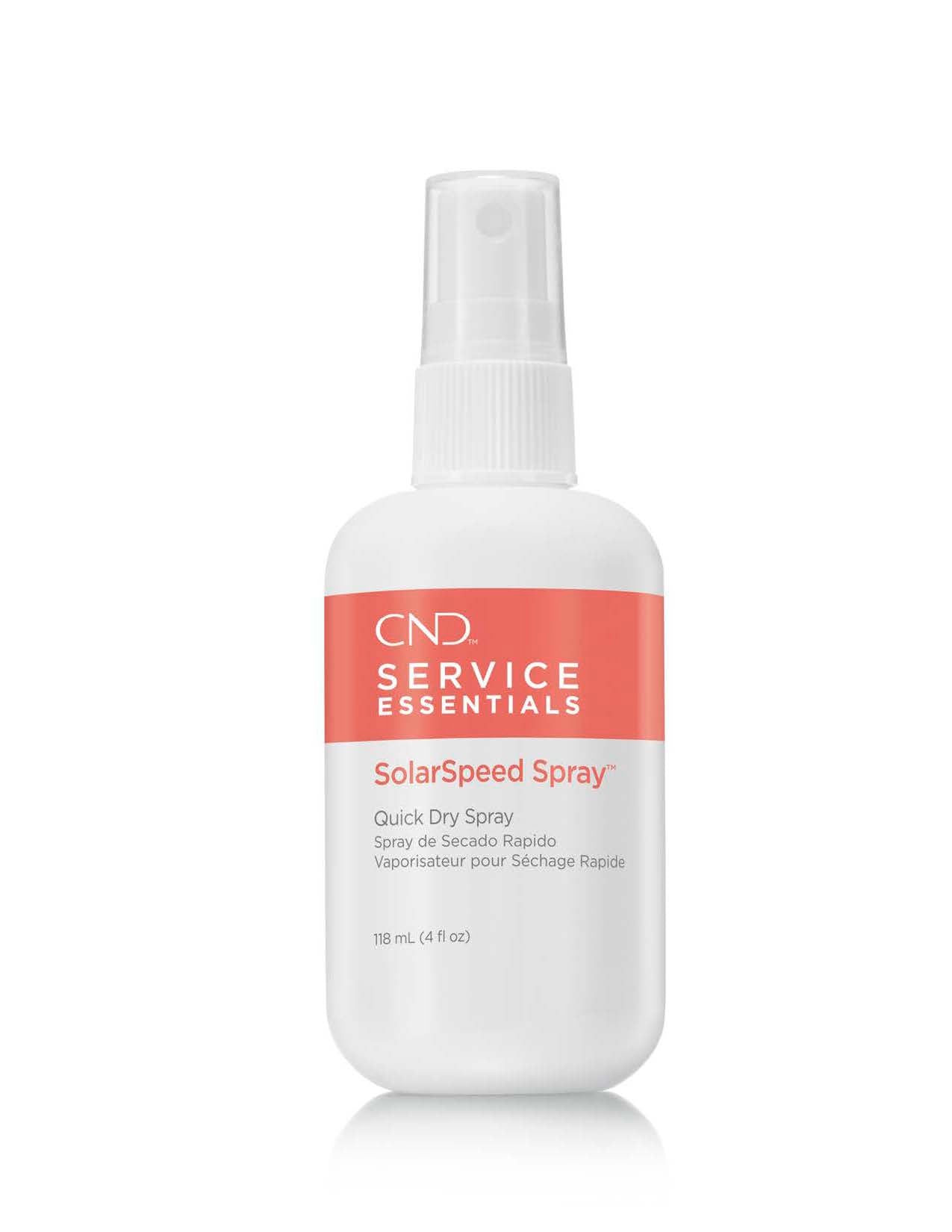 CND SolarSpeed Spray - Fast Drying UV/LED Gel Polish Top Coat for Nails - Perfect for Salon & Home Manicures