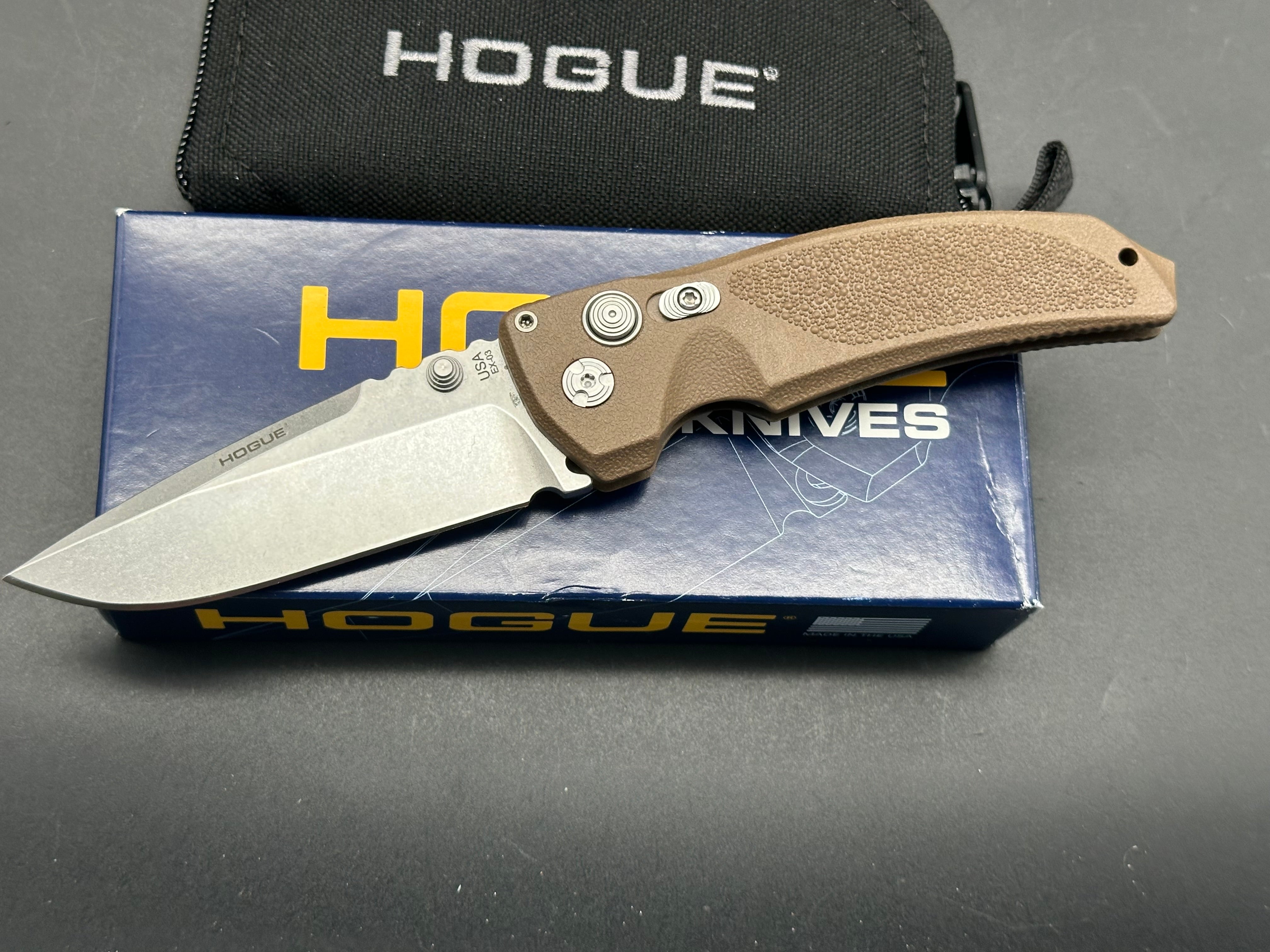 Hogue EX-A03 Elishewitz Manual Folding Knife - 3.5