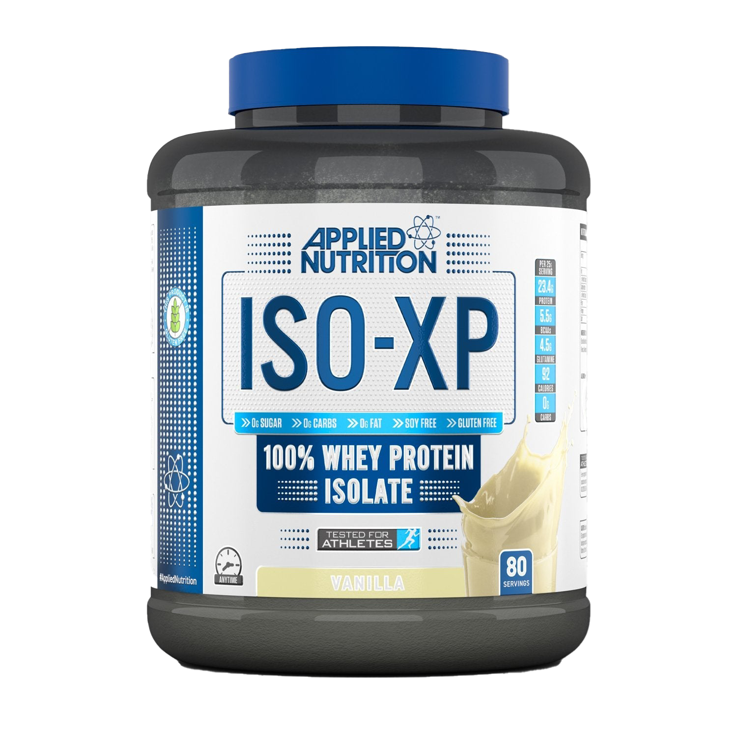 Applied Nutrition ISO XP 2kg Vanilla Whey Protein Powder - Premium Muscle Recovery & Growth Supplement for Athletes & Bodybuilders - Perfect for Post-Workout Shakes & Smoothies